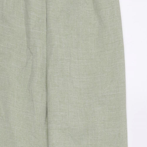 Preworn Womens Green   Trousers  Size 12 L27 in - Elastic Waist Band