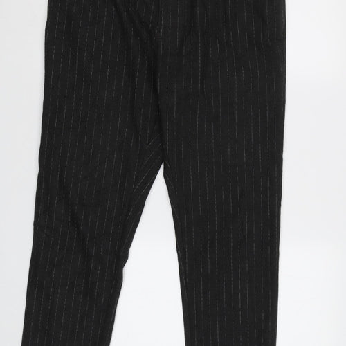 Topman Mens Grey Striped  Trousers  Size 32 L32 in