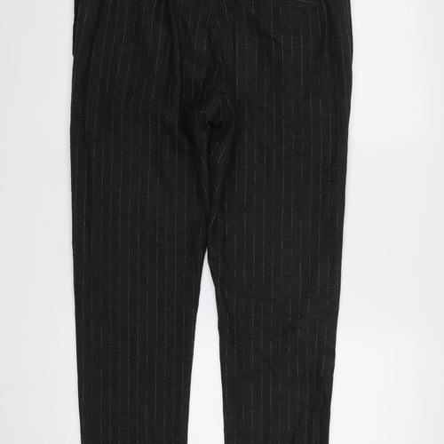 Topman Mens Grey Striped  Trousers  Size 32 L32 in