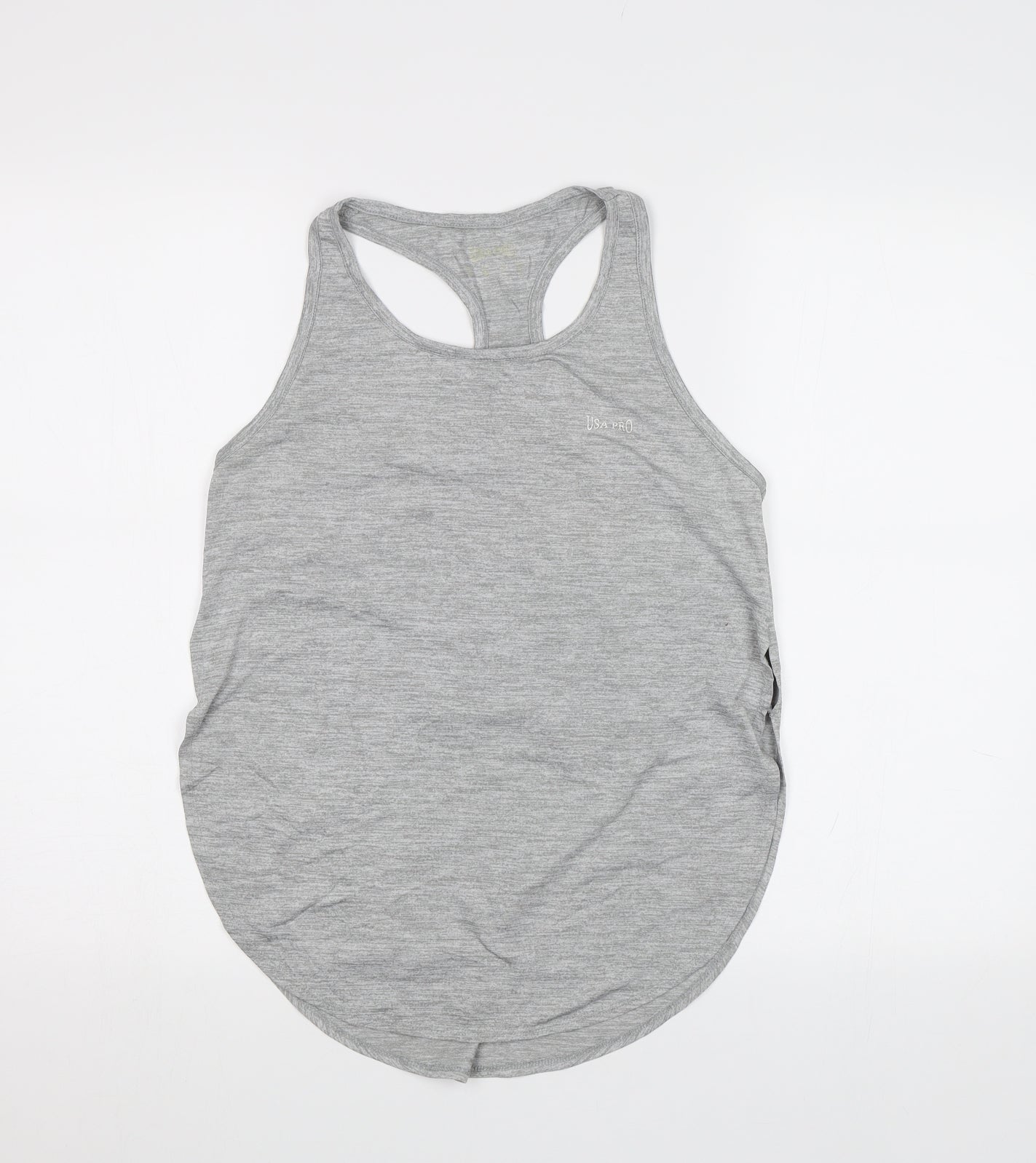 USA Pro Womens Grey   Basic Tank Size 8