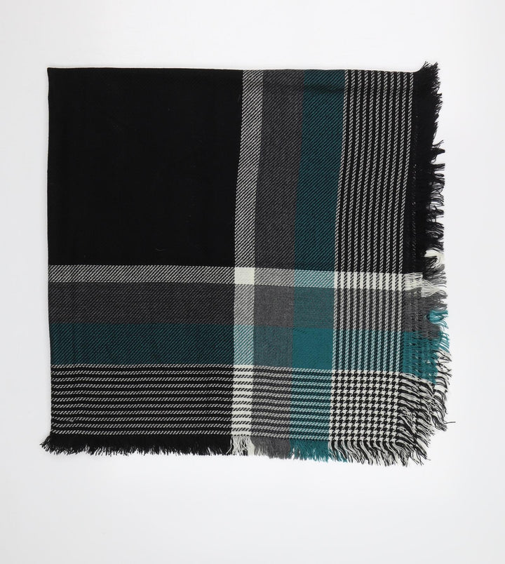 Preworn Womens Green Check   Shawl/Wrap