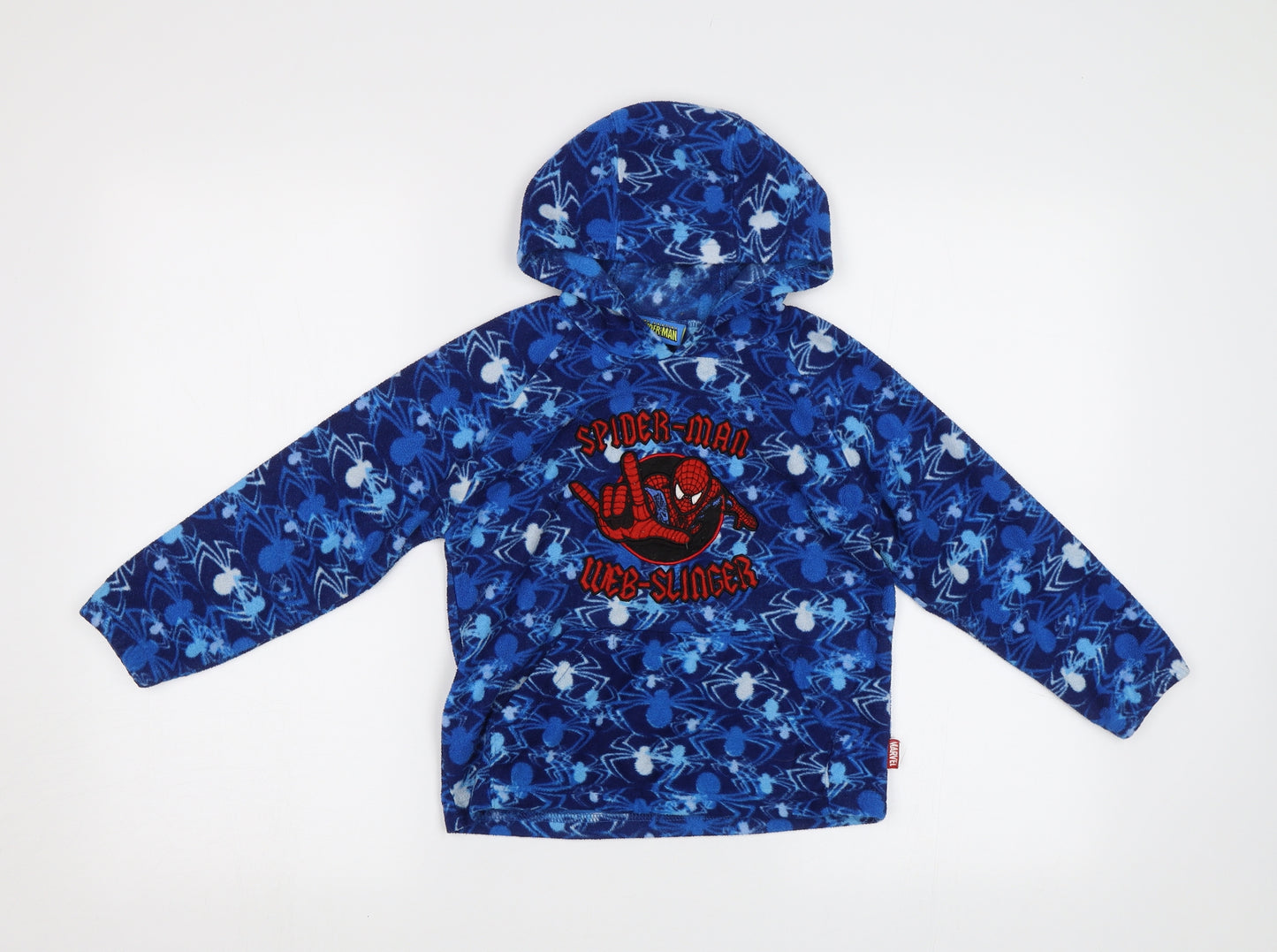 Ladybird Boys Blue Geometric  Pullover Hoodie Size 4-5 Years  - Spider Man