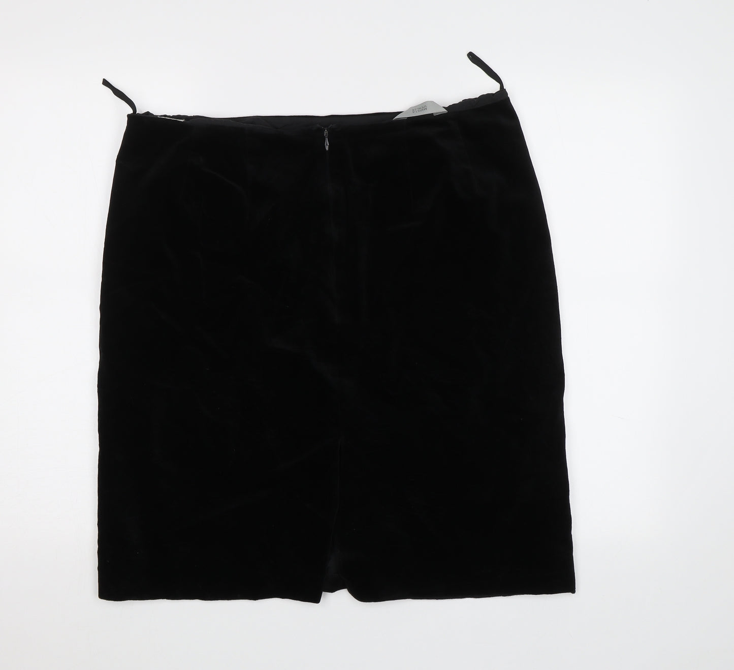M&S Womens Black   Straight & Pencil Skirt Size 20