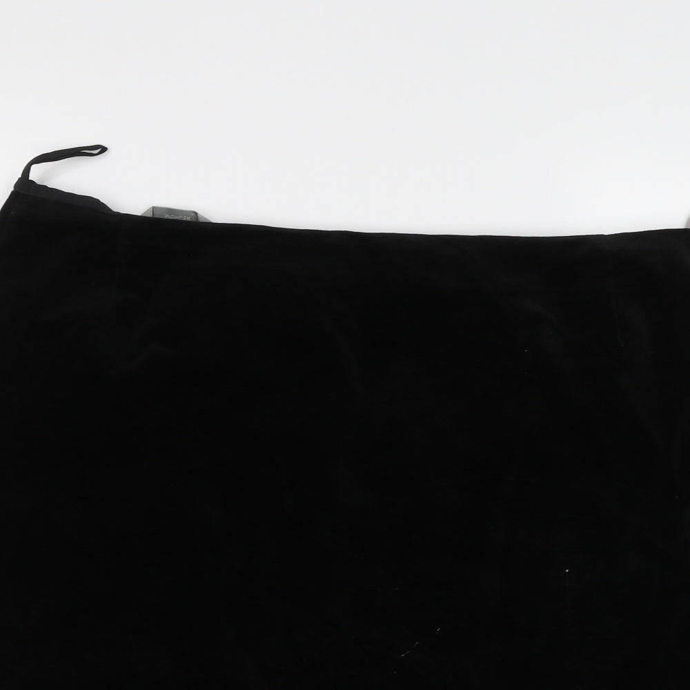 M&S Womens Black   Straight & Pencil Skirt Size 20
