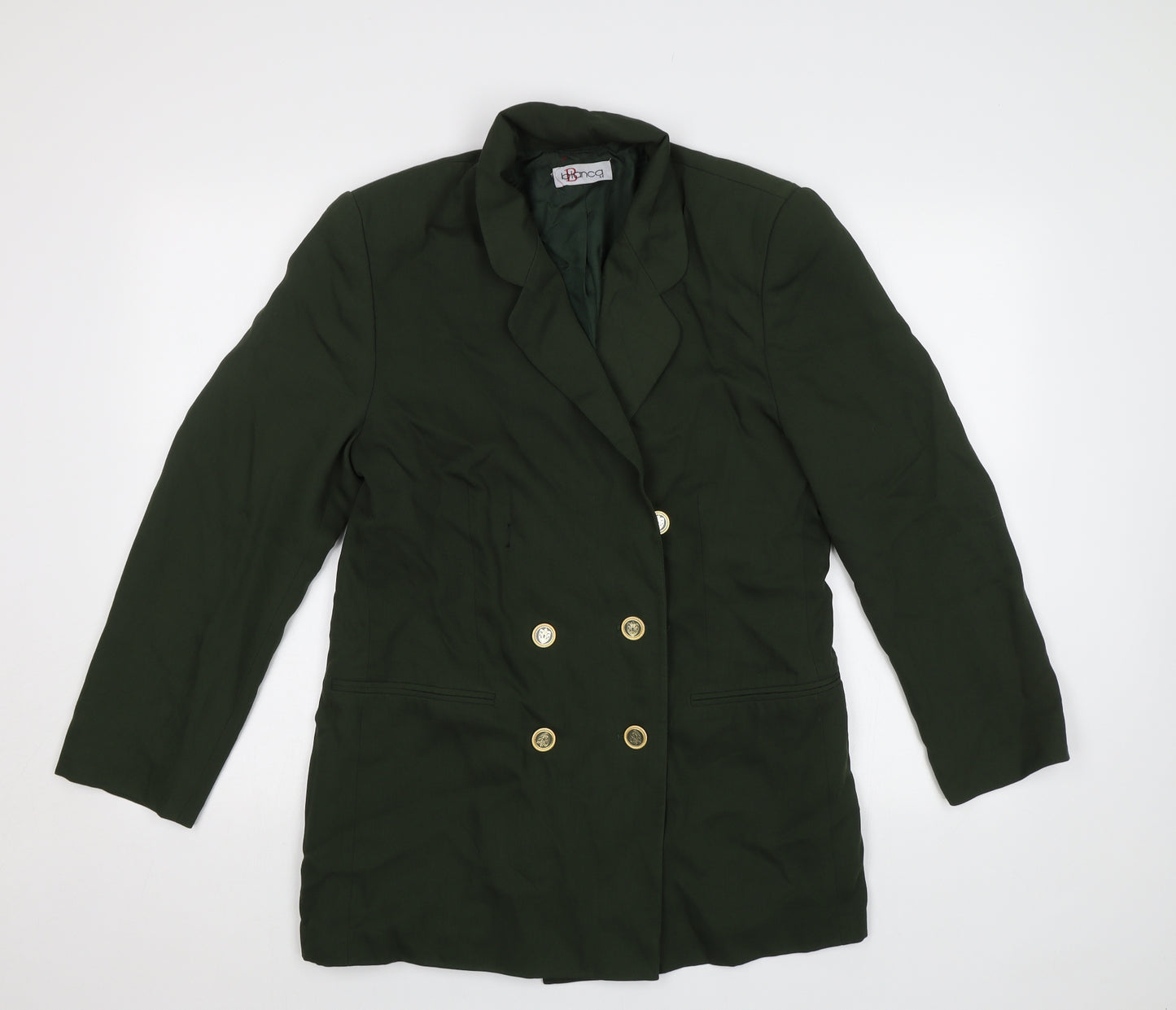 Bianca Womens Green   Jacket Blazer Size 12