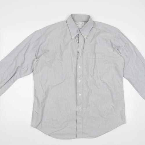 M&S Mens Grey    Dress Shirt Size 16