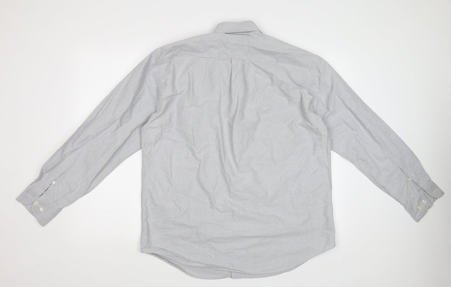 M&S Mens Grey    Dress Shirt Size 16