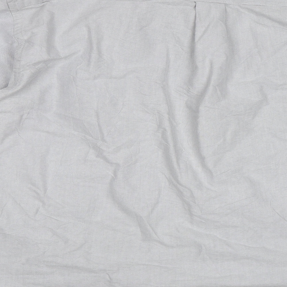 M&S Mens Grey    Dress Shirt Size 16