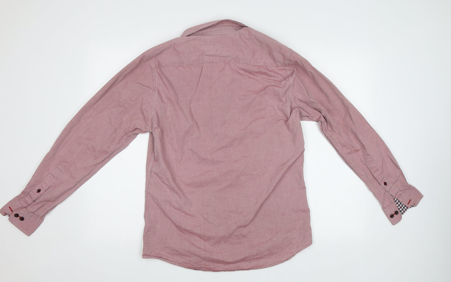 Remus Uomo Mens Pink    Button-Up Size 15.5