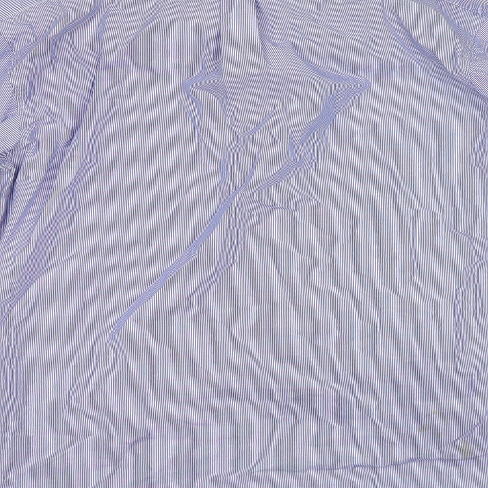 Gap Mens Blue Striped   Button-Up Size M