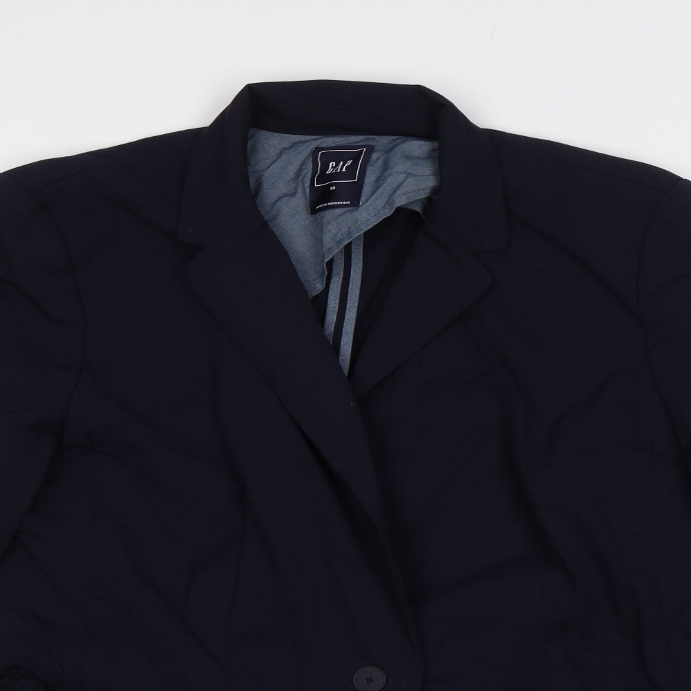 Gap Womens Blue   Jacket Blazer Size 14