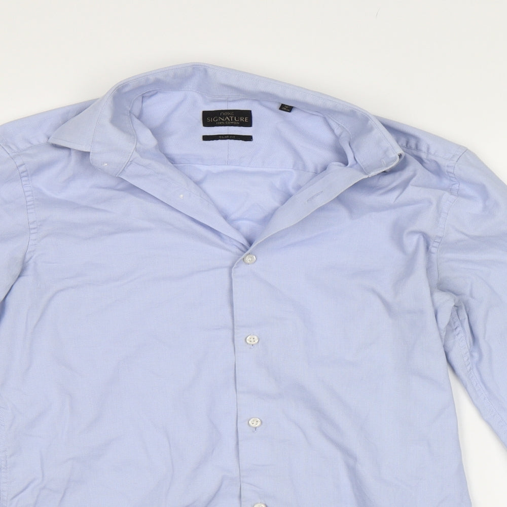 NEXT Mens Blue    Dress Shirt Size 15