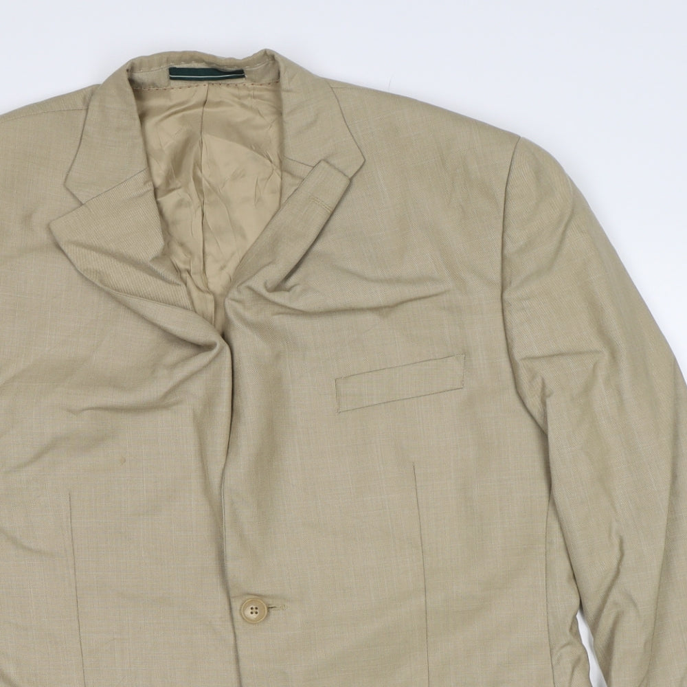 Greenwoods Mens Beige   Jacket Blazer Size L
