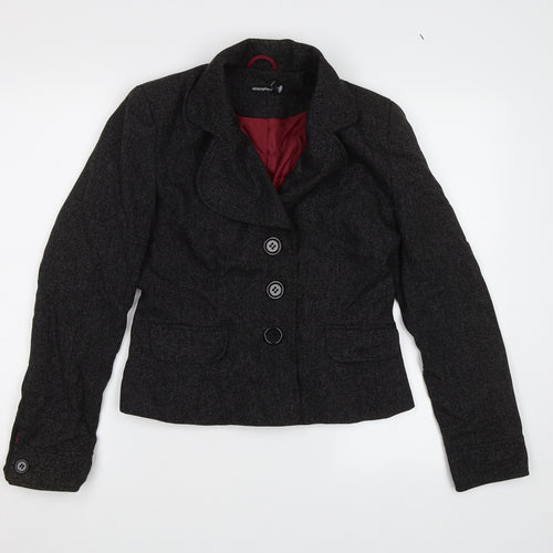 Primark Womens Grey   Jacket Blazer Size 12