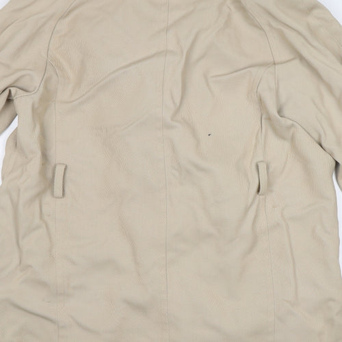 Wallis Womens Beige   Overcoat Coat Size 8