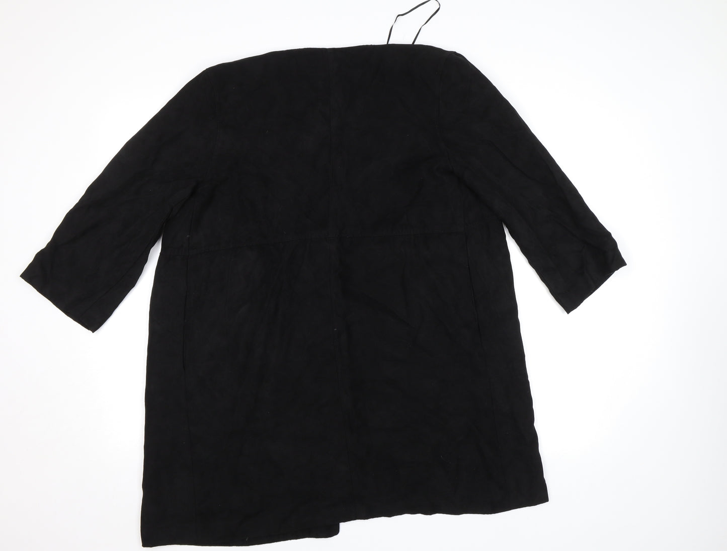 H&M Womens Black   Overcoat Coat Size 8
