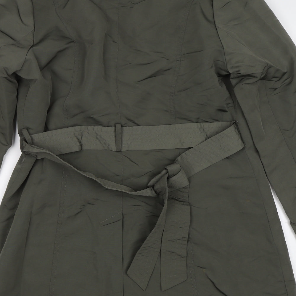 M&S Womens Green   Pea Coat Coat Size 14