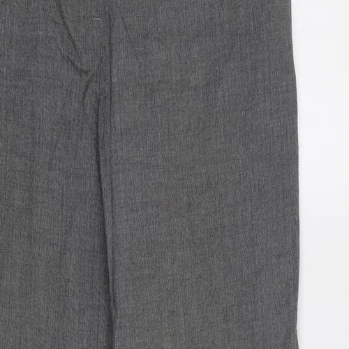 M&S Womens Grey   Dress Pants Trousers Size 16 L31 in