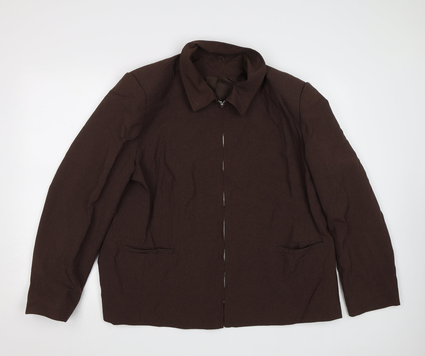 Bonmarché Womens Brown   Overcoat Coat Size 20