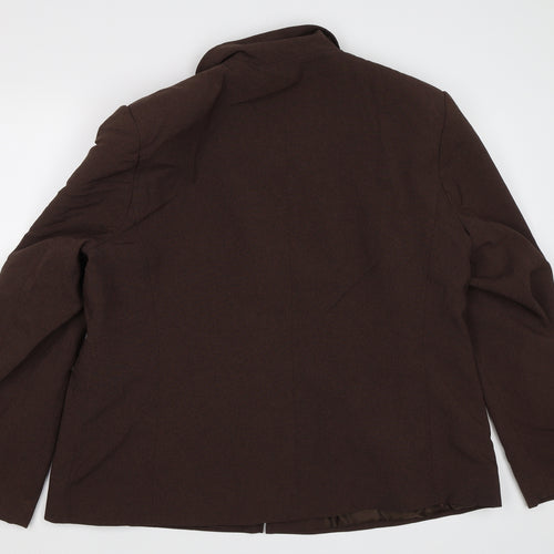 Bonmarché Womens Brown   Overcoat Coat Size 20