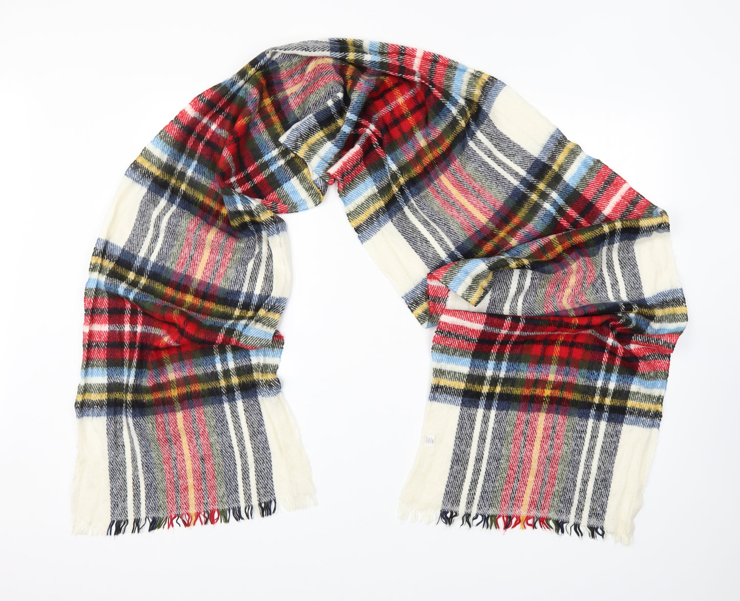 Topshop Womens Multicoloured Check   Scarf