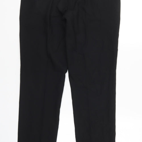 M&S Mens Black   Trousers  Size 30 L29 in