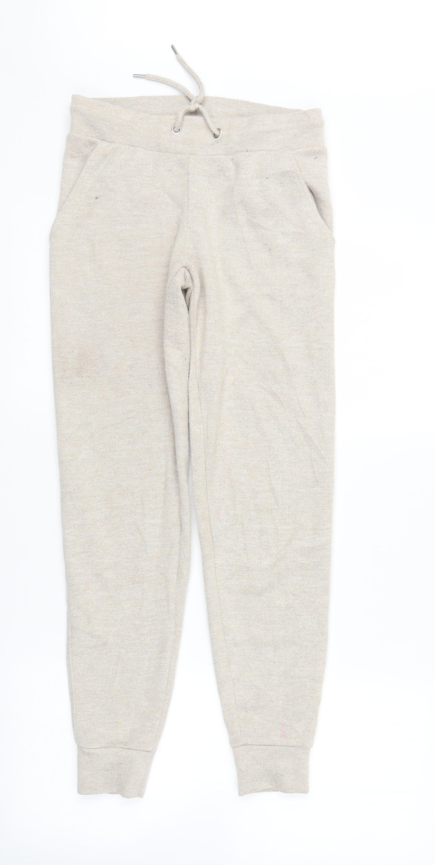 Primark Womens Ivory   Sweatpants Trousers Size 6 L28 in