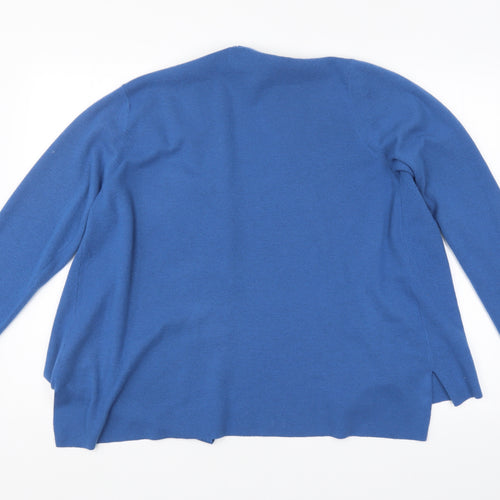 John Lewis Womens Blue   Cardigan Jumper Size 14