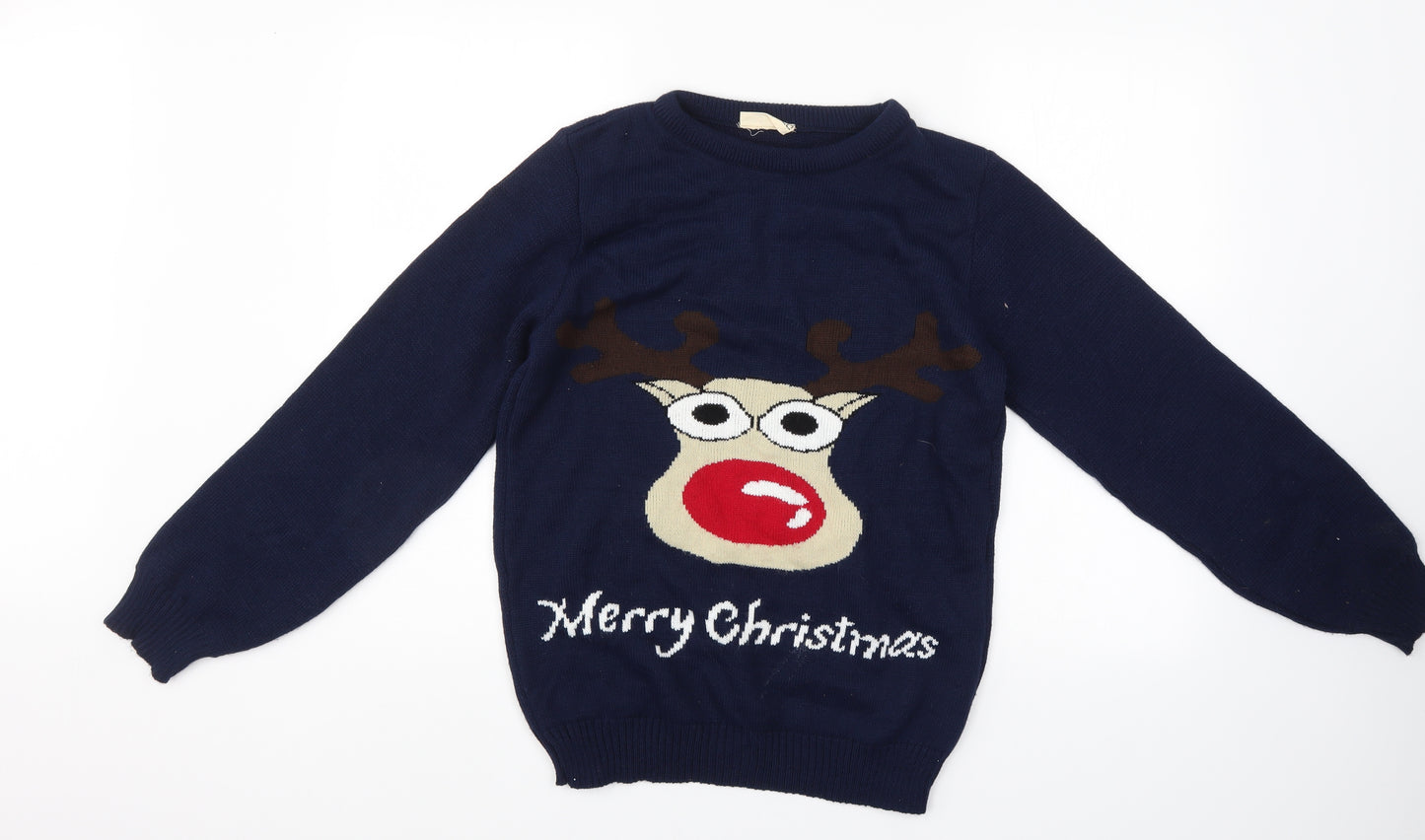 Catch 22 Mens Blue   Pullover Jumper Size S  - christmas jumper