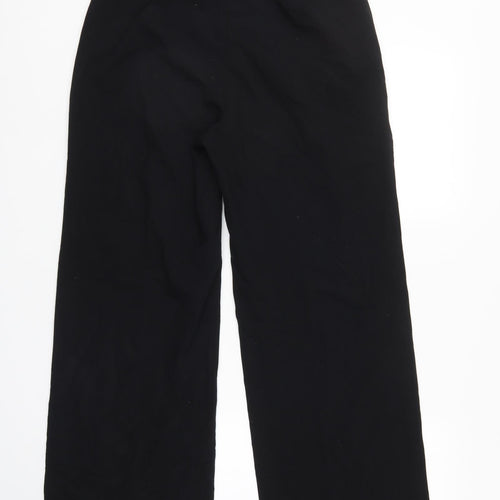 M&S Womens Black   Sweatpants Trousers Size 12 L29 in