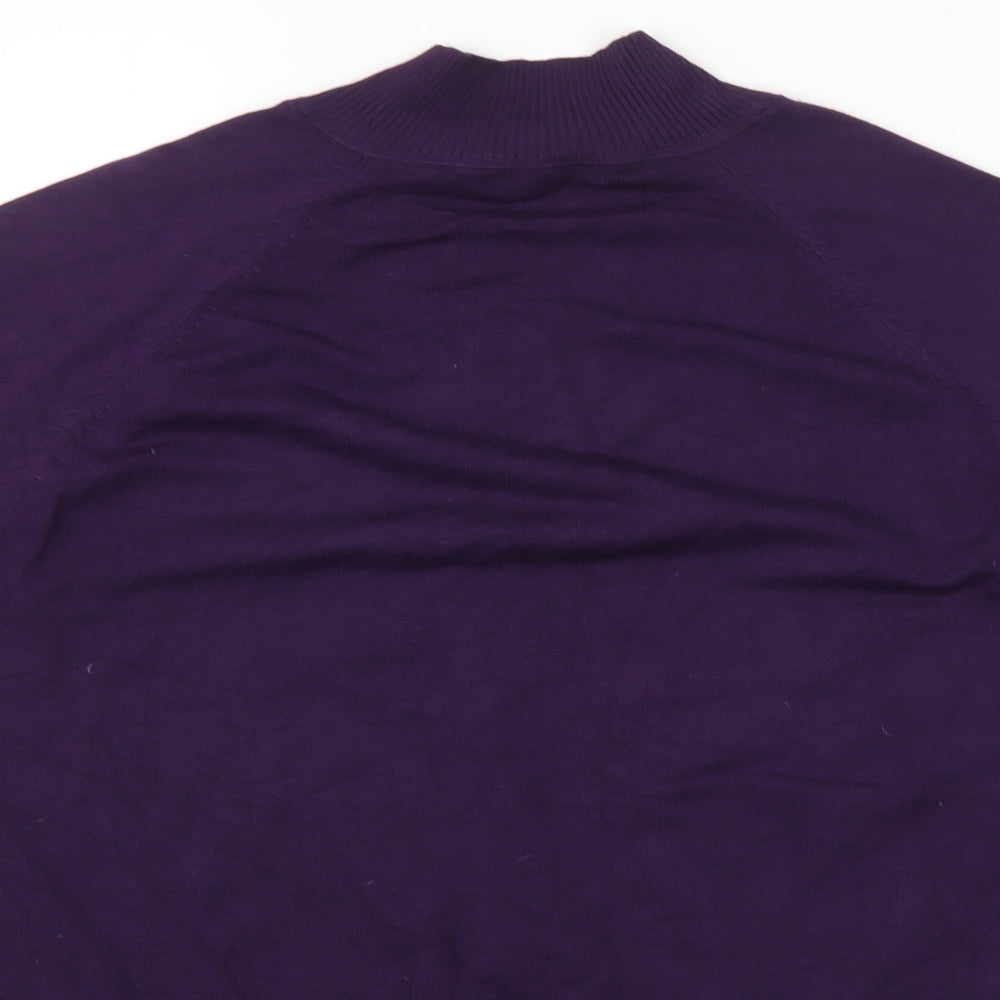 M&Co Womens Purple   Pullover Jumper Size 16