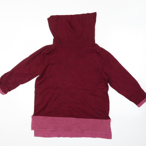 Mitzy Womens Purple   Pullover Jumper Size M