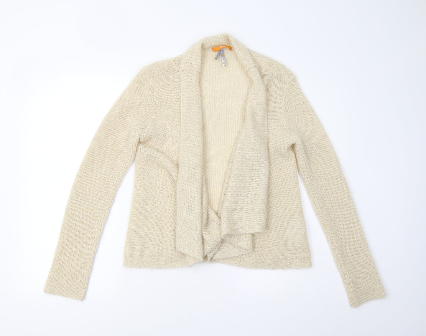 HUGO BOSS Womens Beige  Knit Cardigan Jumper Size S