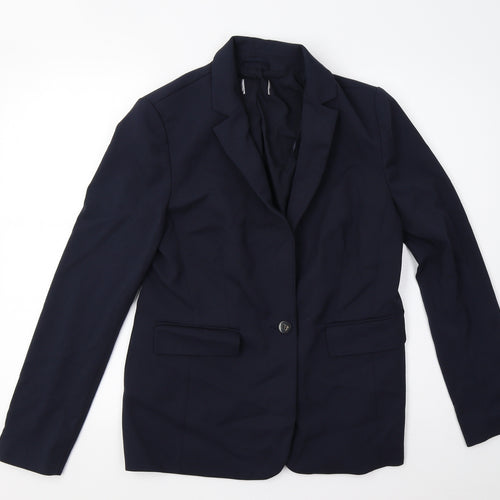 M&S Womens Blue   Jacket Suit Jacket Size 12