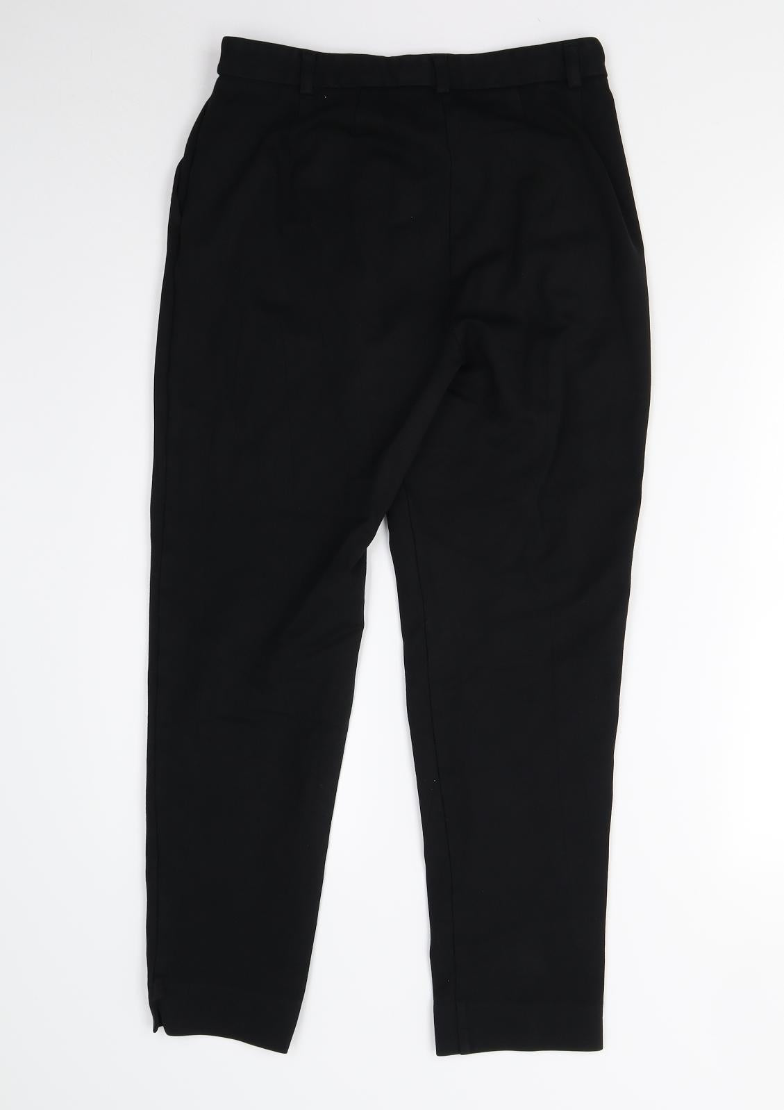 M&S Womens Black   Trousers  Size 10 L26 in