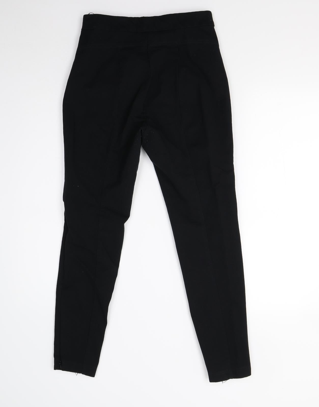 M&S Womens Black   Trousers  Size 10 L26 in