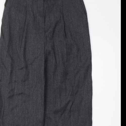 Per Una Womens Grey   Trousers  Size 10 L26 in