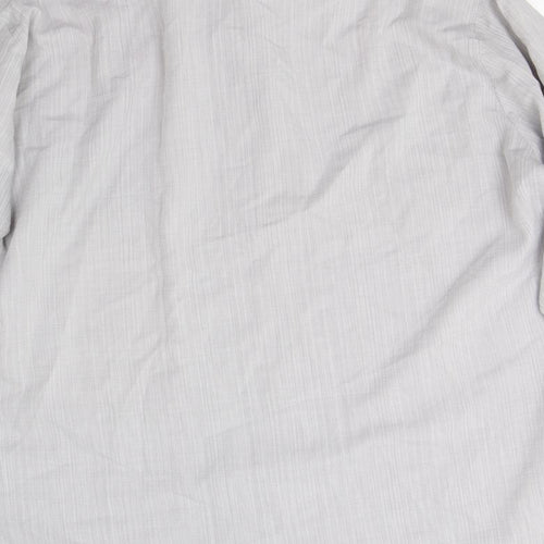 M&S Mens Grey    Button-Up Size 15.5