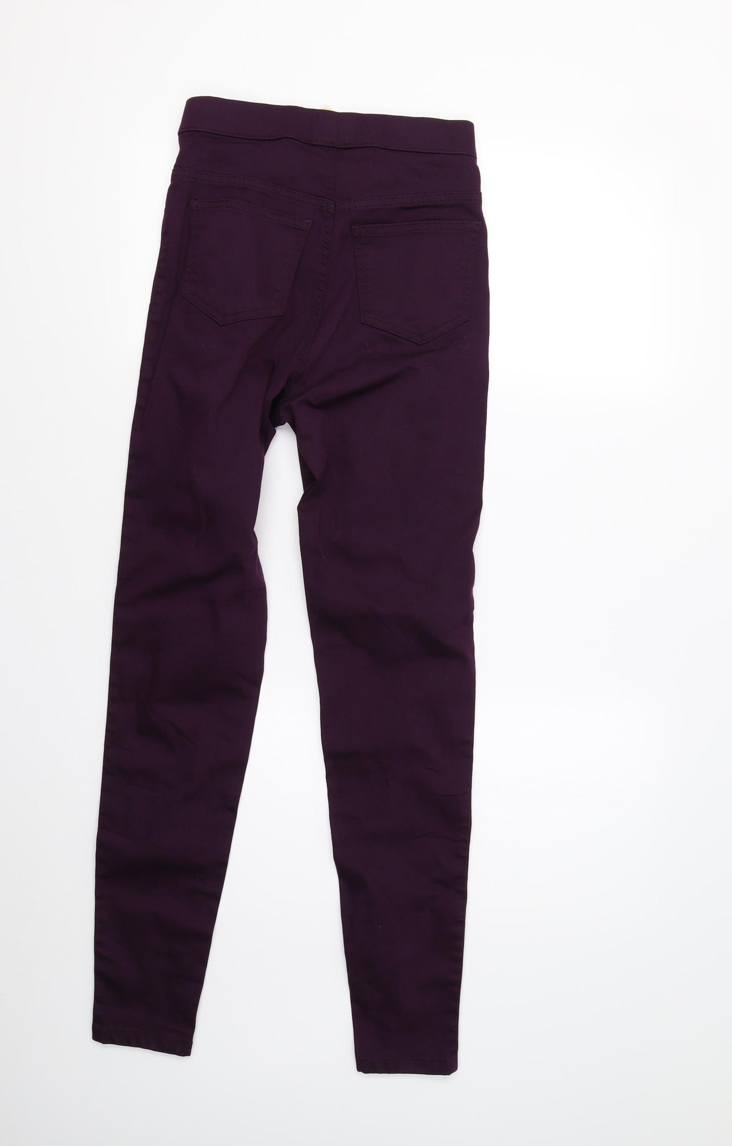 M&S Womens Purple  Denim Jegging Jeans Size 8 L28 in