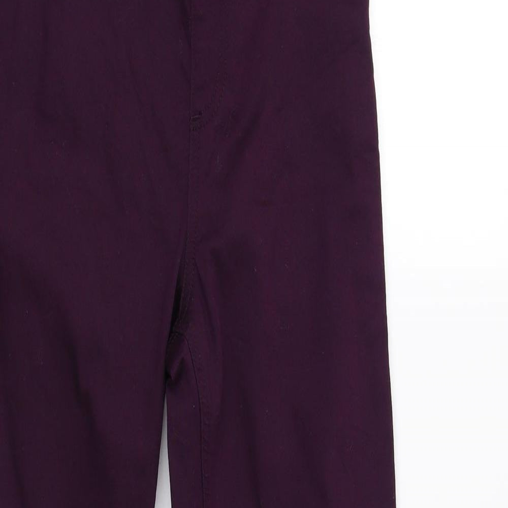 M&S Womens Purple  Denim Jegging Jeans Size 8 L28 in