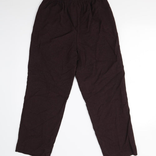 BHS Womens Brown   Trousers  Size 12 L25 in