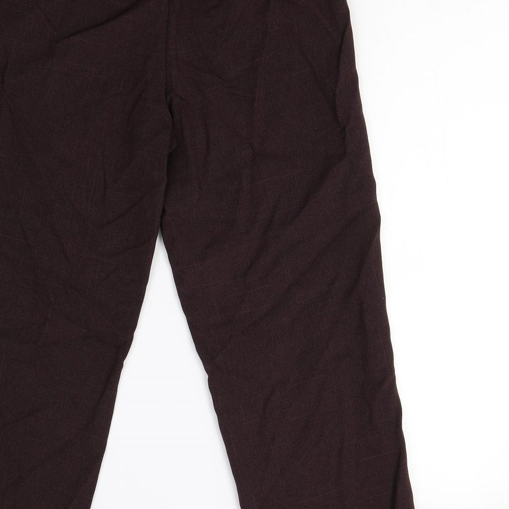 BHS Womens Brown   Trousers  Size 12 L25 in