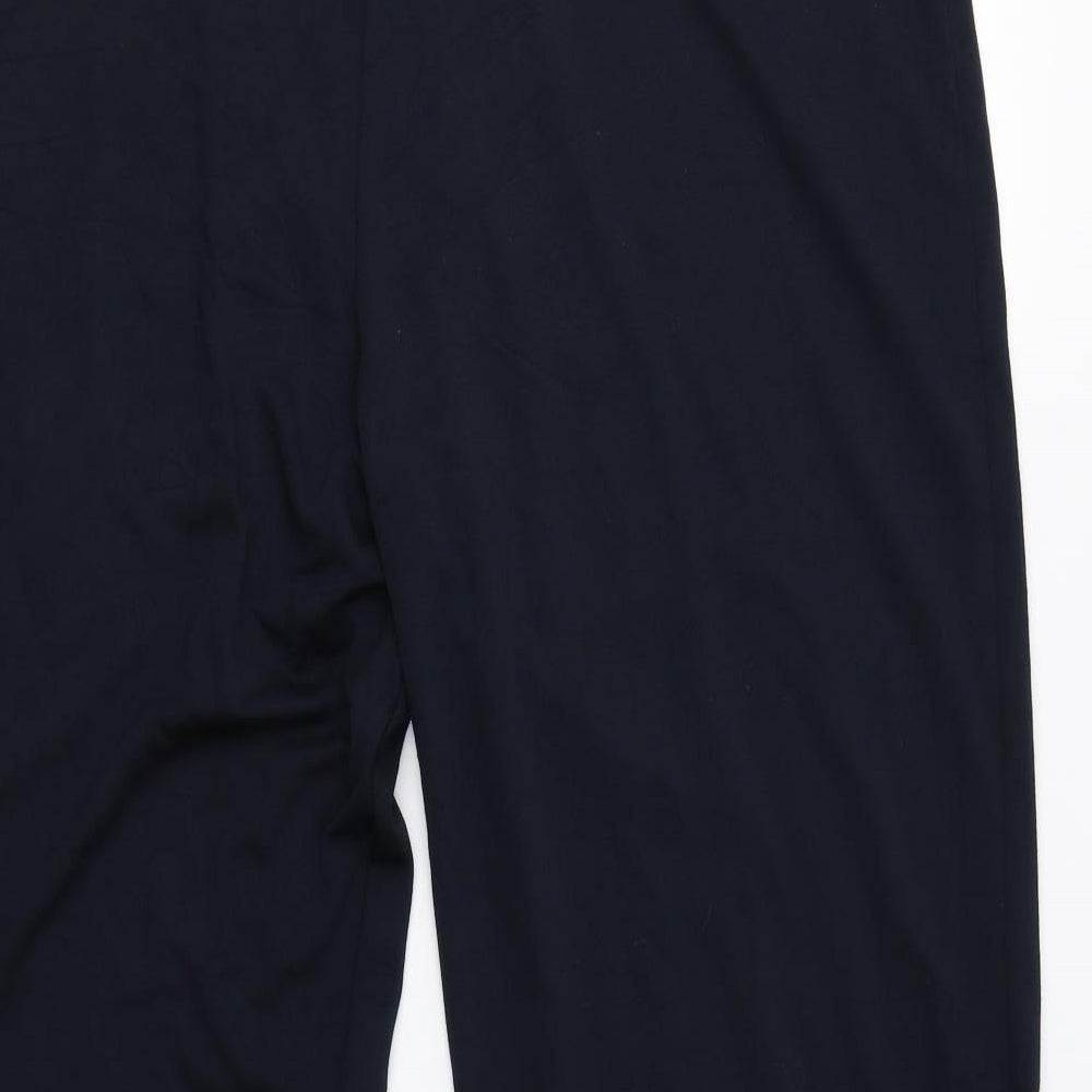 M&S Womens Blue   Trousers  Size 20 L29 in