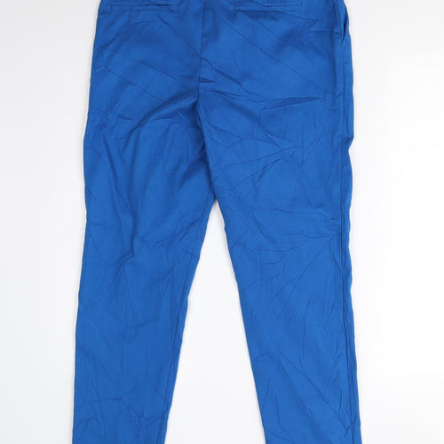 Preworn Womens Blue   Trousers  Size 12 L28 in