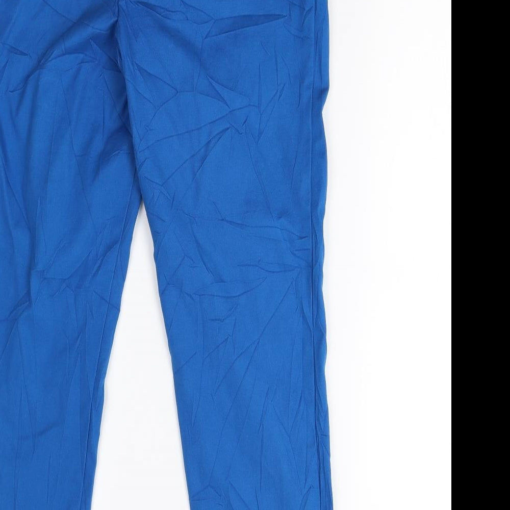 Preworn Womens Blue   Trousers  Size 12 L28 in