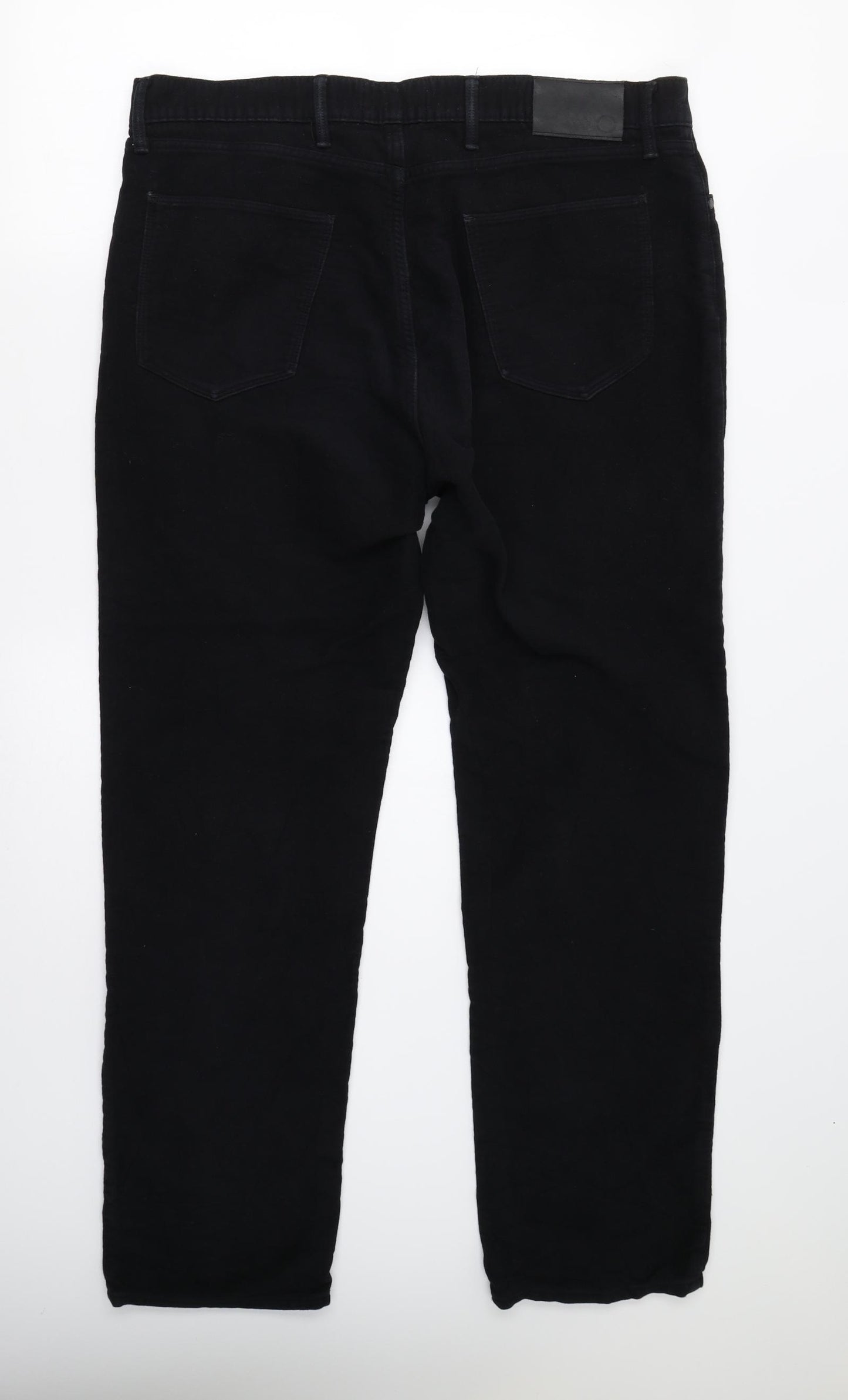 M&S Mens Black   Straight Jeans Size 38 L31 in