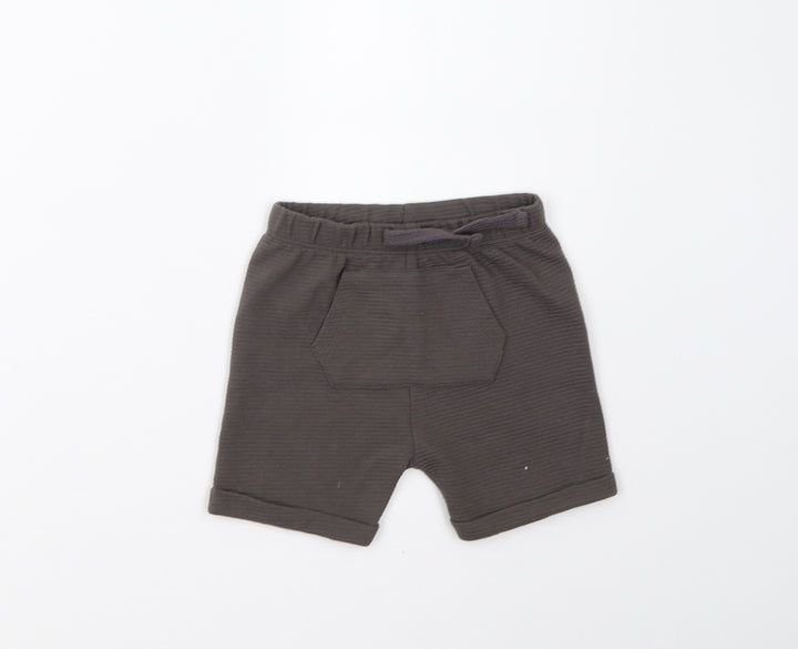 TU Baby Grey   Jogger Trousers Size 12-18 Months  - Shorts