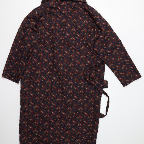 M&S Mens Multicoloured Paisley   Gown Size M