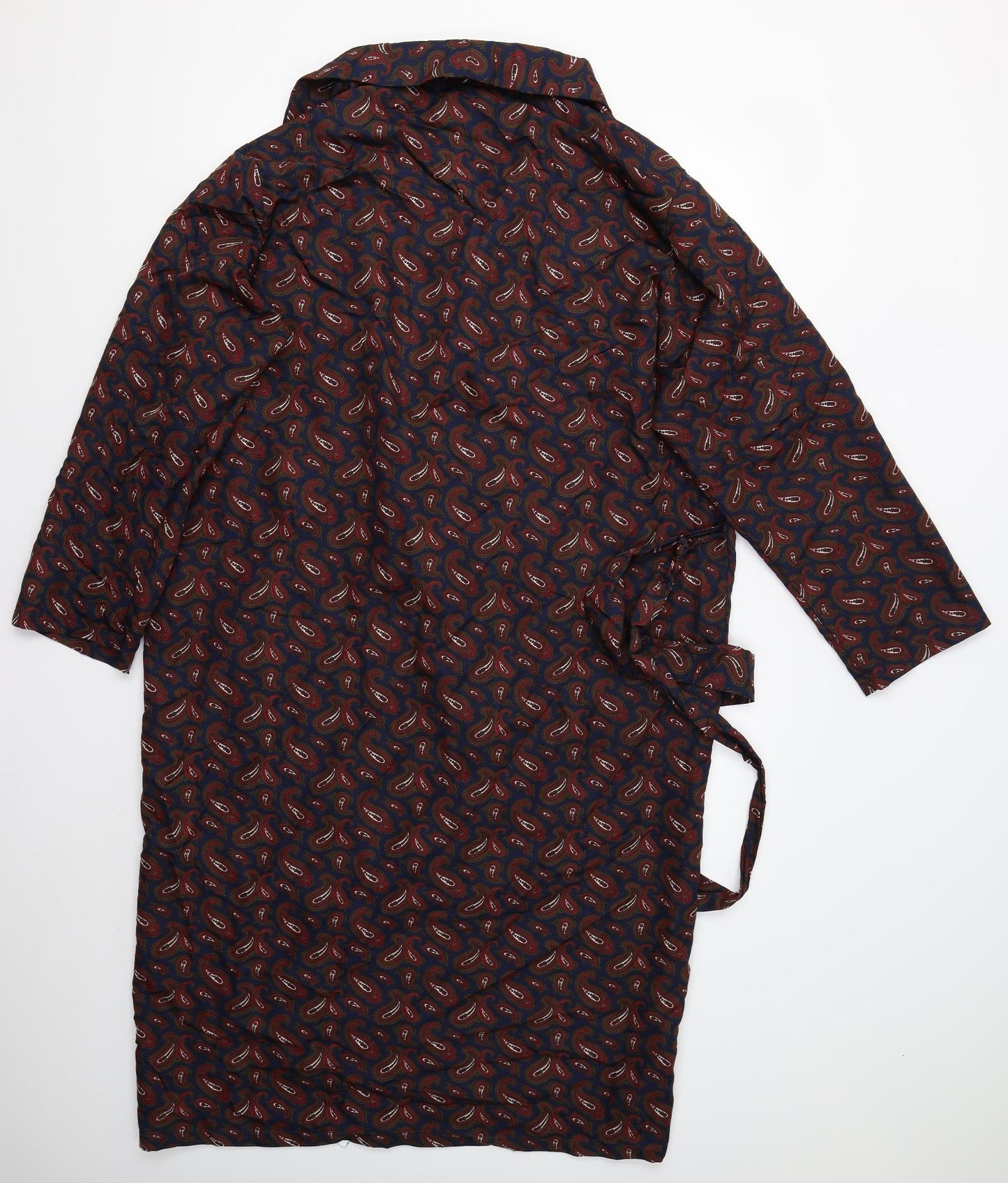 M&S Mens Multicoloured Paisley   Gown Size M