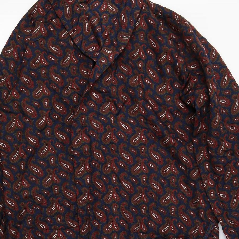 M&S Mens Multicoloured Paisley   Gown Size M